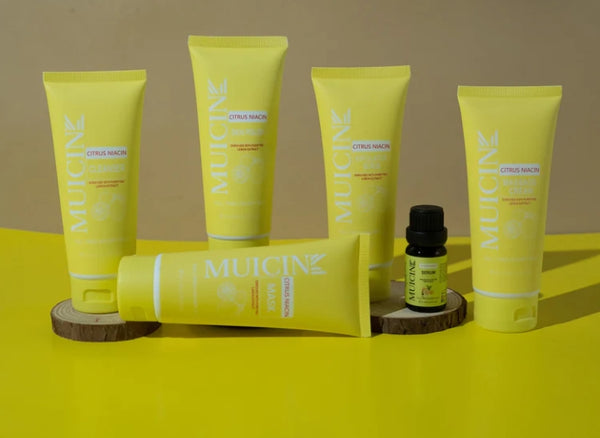 Citron Niacin Glow & Blow Facial Kit